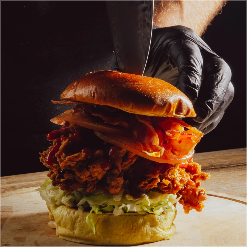 Classic chicken burger